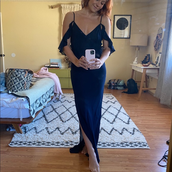 Ferrara Dress - Navy - Reformation - Picture 7 of 8